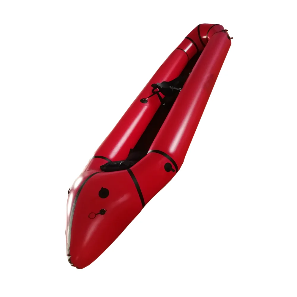 tpu nylon fabric for inflatable packraf Cheap Float Tube Kayak 2 Person Canoe Inflatable Packraft Manufactures Rowing  Price