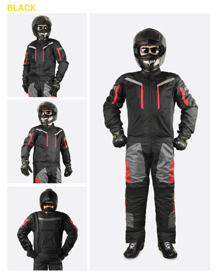 Motorcycle Jacket For Men Textile Motorbike Jacket Racing Suit Biker Riding Jacket CE Approved Waterproof Suit