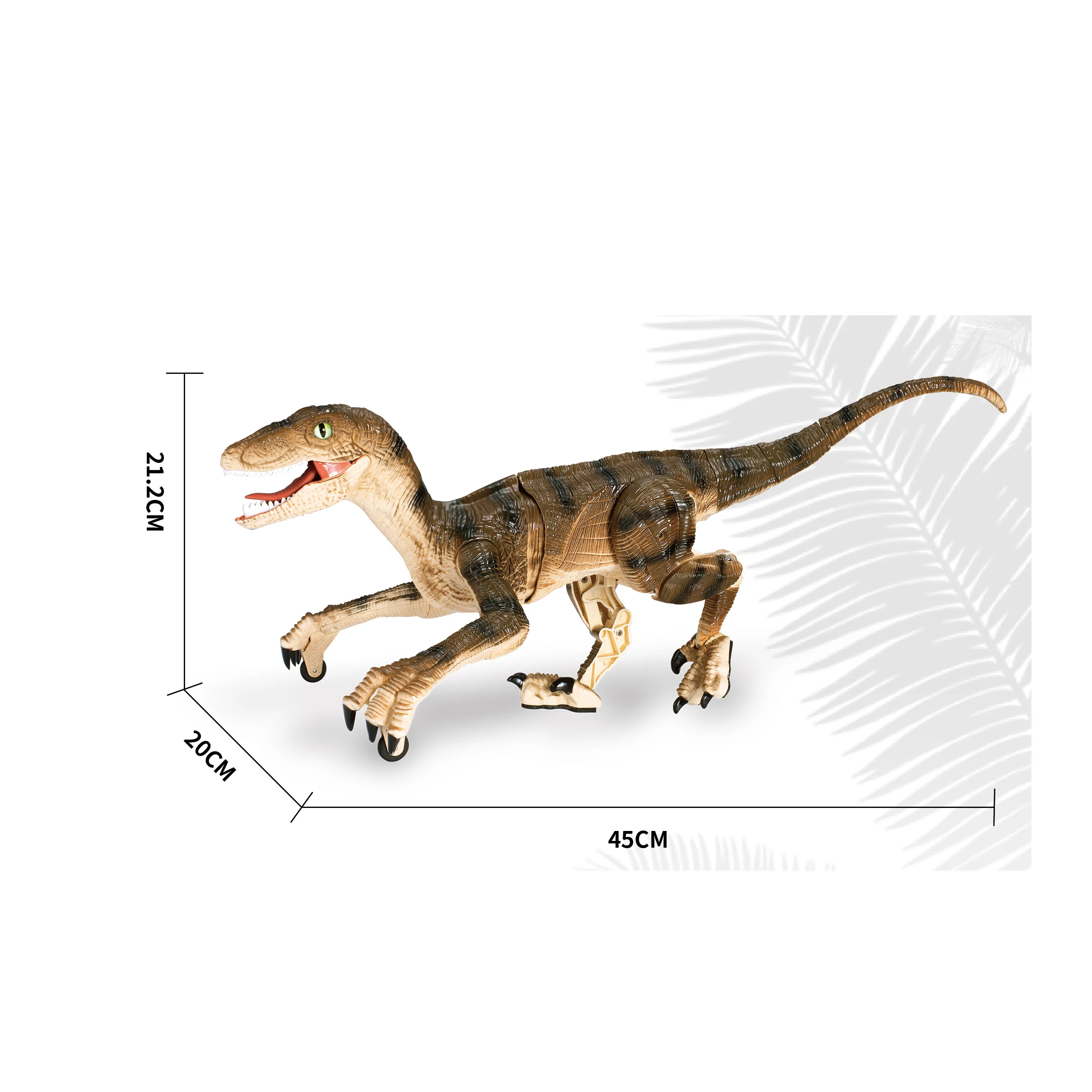 HPD LED Infrared Induction Remote Control Dinosaur Animals Toys Realistic T-Rex Battle Dino Dinosaur Toy with Glowing Eyes