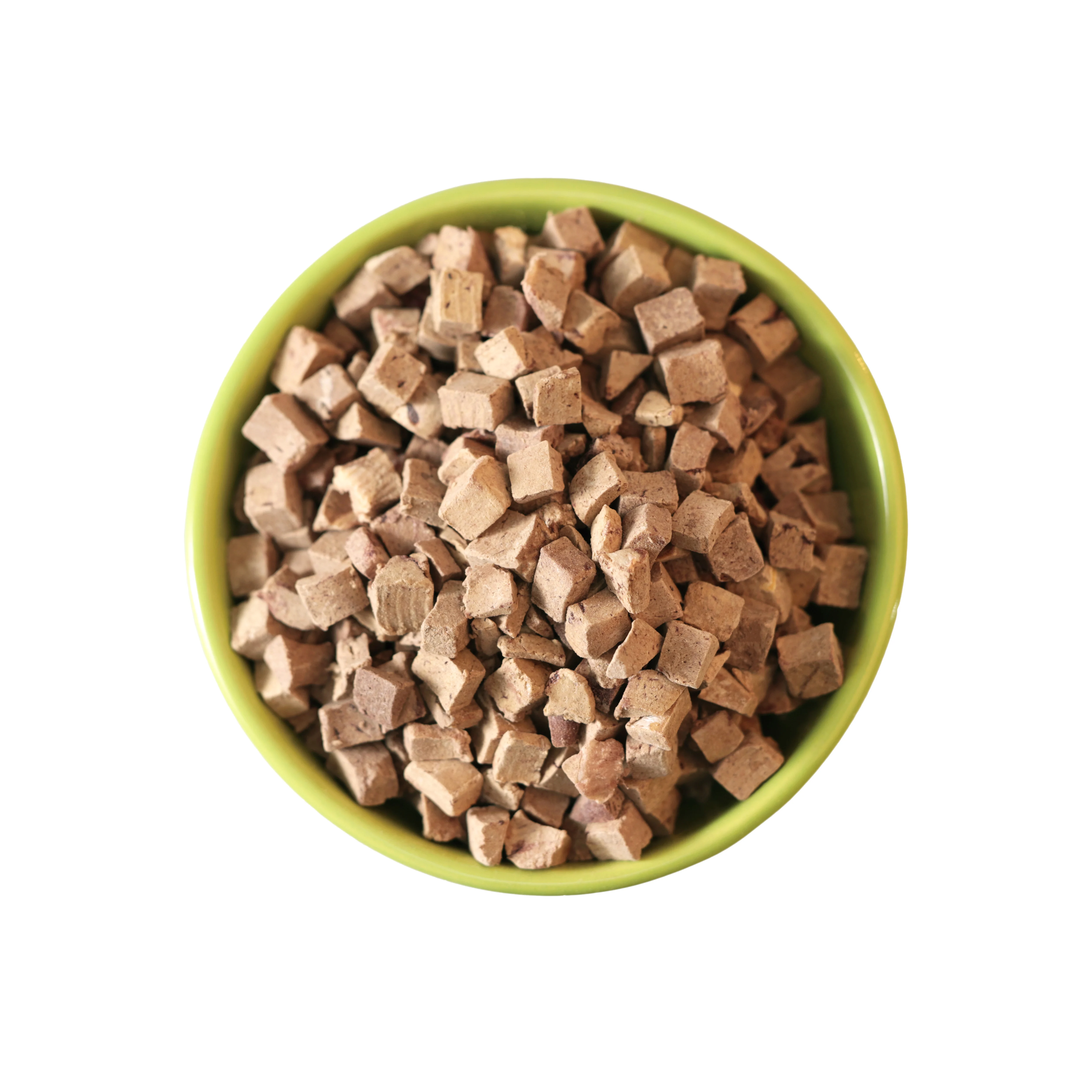 Manufacturer oem odm jumbo bag nutri bites freeze dried beef liver cat treats powder pet food treats cute dog treat maker