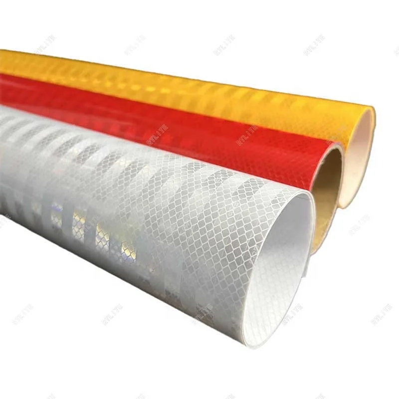 1.22m*45.7m High Intensity Prismatic Retro Safety  Reflective Printable Honeycomb Vinyl Roll for Road Sign