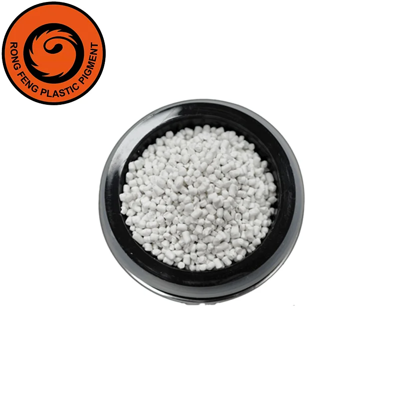 white masterbatch Granules PE PP PET TPU  ABS TPU PC TPE EVA PA PU PS PLA HIPS  PVC HDPE LDPE master batch