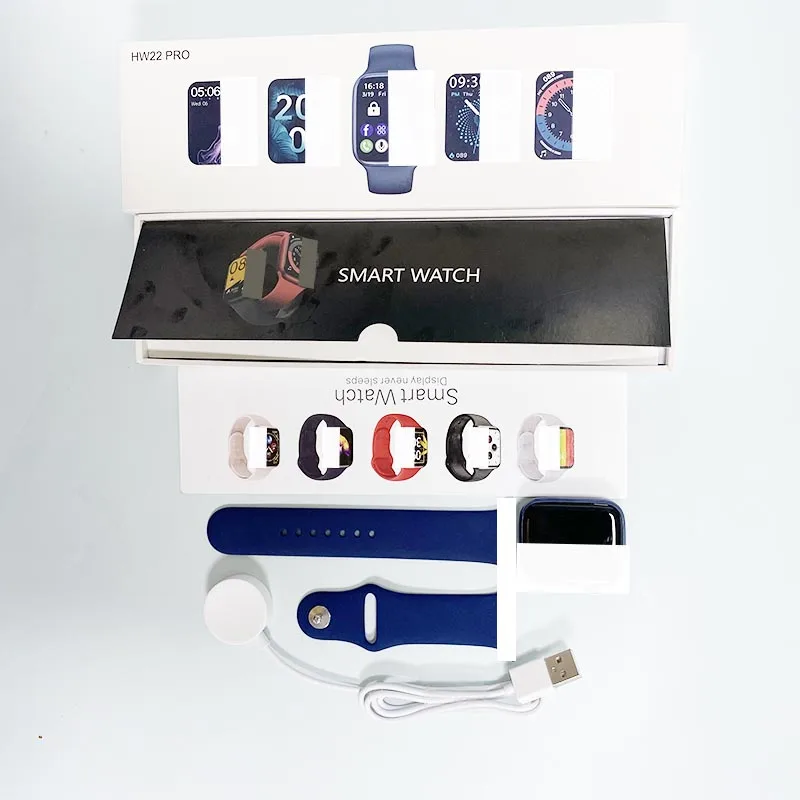 Смарт-часы Hw22 Pro 1 7 5 Smart и беспроводной зарядки трекер Hw22pro водонепроницаемые Pr