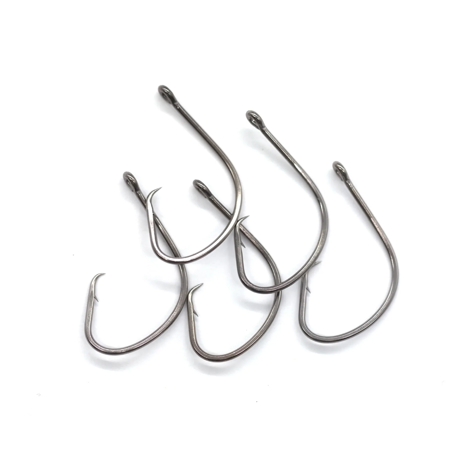 Fishing Hook 7381 Black Red Color Fishhooks Saltwater Sport Circle Fish Hooks Wholesale Price Fishing Tackle