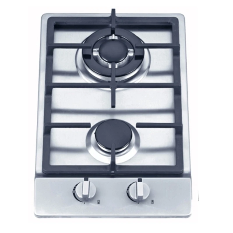 Wholesale Enamel Or Cast Iron Grill Pan Support Double Burner Powerful Flame Kitchen Gas Stove Hobs 2 Burner Gas Cooking Stoves