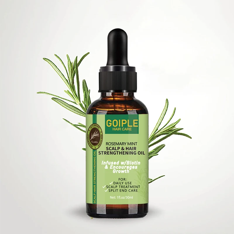 OEM Rosemary Mint Essential Growth Treatment Hair Care Serum Pure Natural Nourish Scalp Healthy Hair Strengthening Regrowth Oil