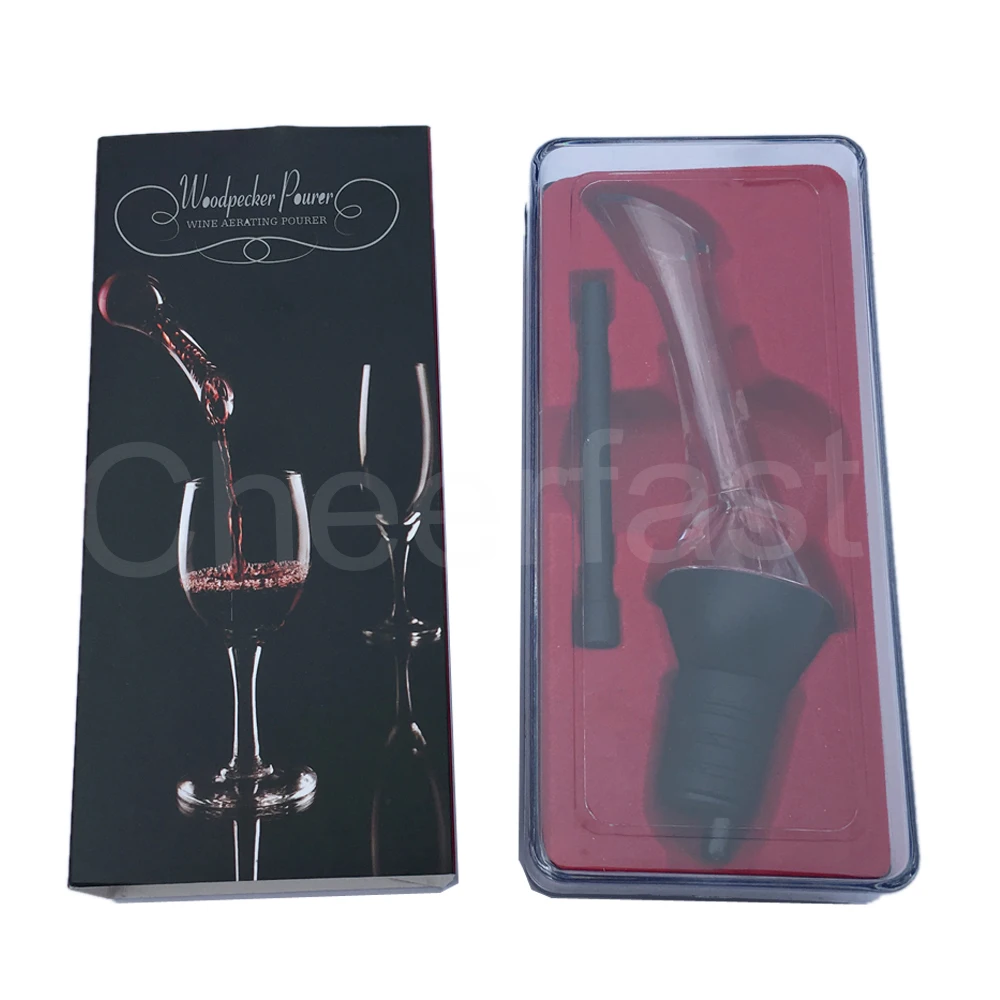 Muti Function Wine Bottle Aerating Pourer Spout Plastic Wine Pourer Decanter No Drip Reusable Red Wine Aerator And Pourer