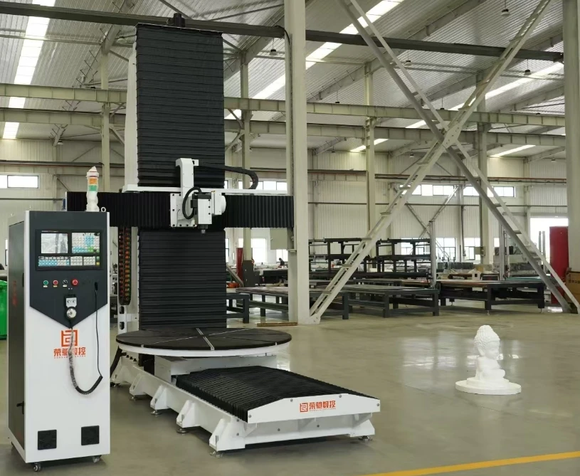 Rongchi 1325 CNC Woodworking Relief Engraving Machine High Precision with Single Spindle New Condition for Retail Industries