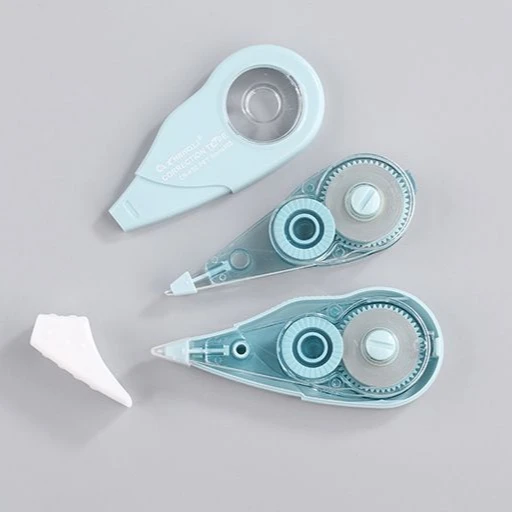 customized colored plastic  kids student refillable  School Office Stationery  transparent pet  Correction Tape