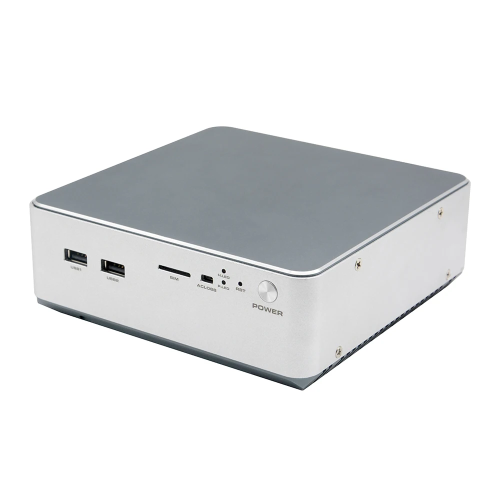 Hot sale I3 I5 I7 support HD DP 4K display industrial Mini Nuc Pc For Business Intelligent fan cooling Mini Pc