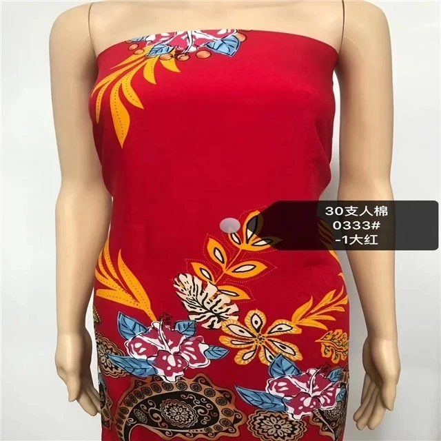 Best quality nice price textiles palin rayon fabric flower rayon viscose crepe fabric