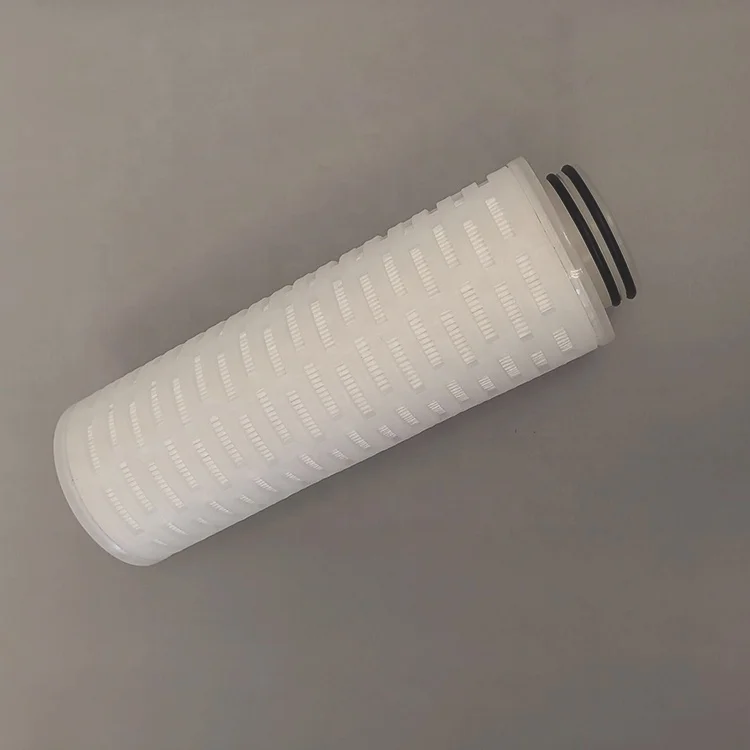 Gas filtration 10inch 0.45um hydrophobic PTFE membrane filter cartridge filter