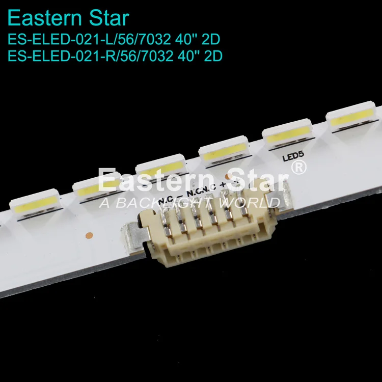  ES-ELED-021 56 светодиоды 6PIN салазки ТВ 2012SVS40 использовать для Samsung UE40S5500 UA40ES6100J