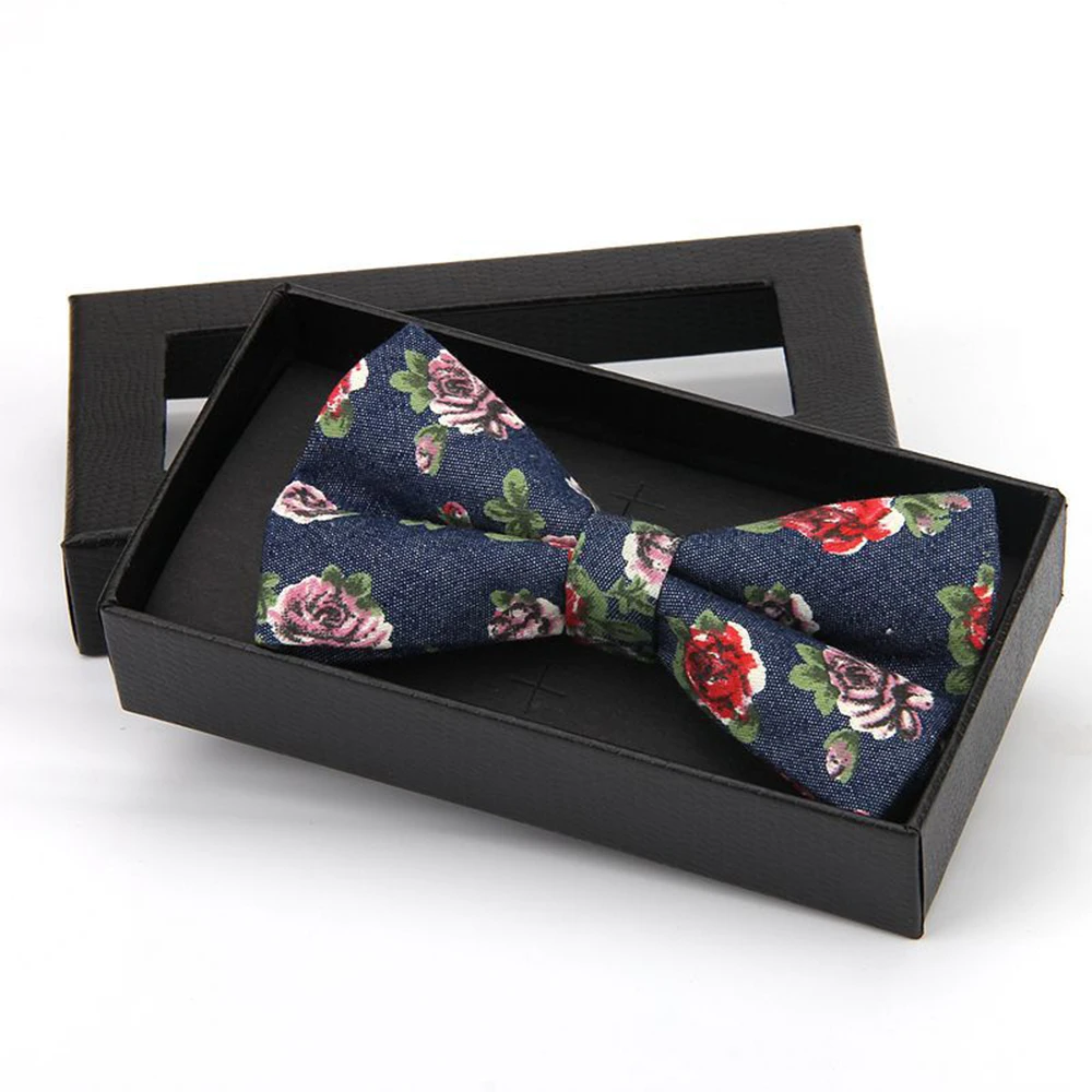 High Quality Paper Cardboard Custom Packaging Gift Bow Tie Box With Your Logo