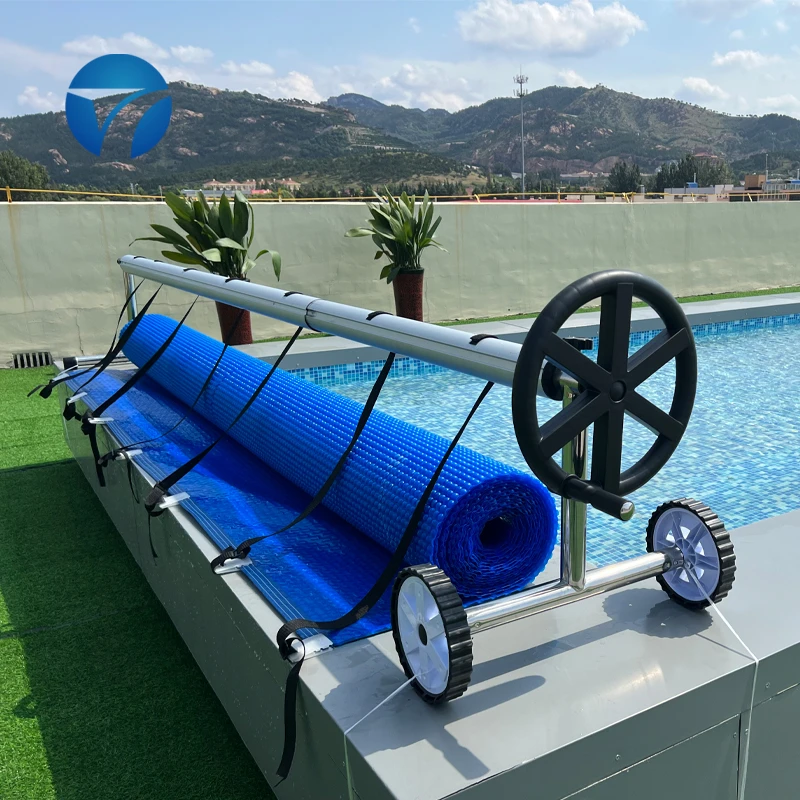 Customized PE Solar Blanket Bubble Swimming Pool Cover Round Solar Pool Cover
