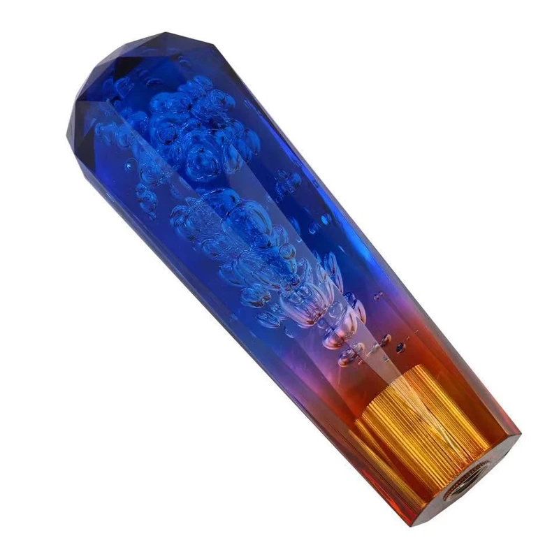  Universal car wheel shifter unique crystal gear knob stick cool acrylic shift