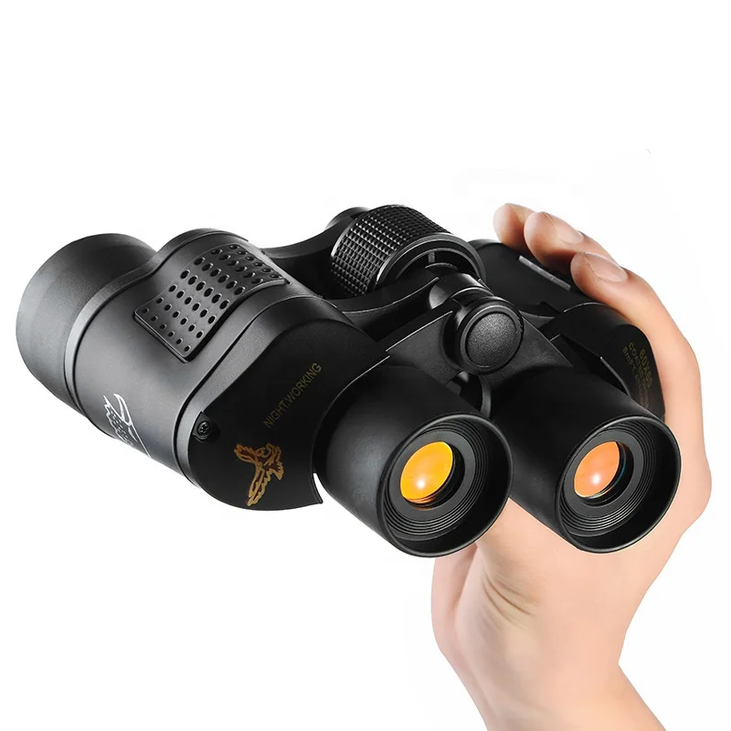 Factory 60x60 binoculars with coordinates night vision outdoor camping binoculars high definition red film telescope