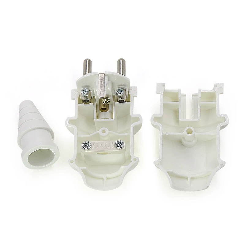 Best Selling 16A German and French waterproof power plug Korean rewireable plug EU plug