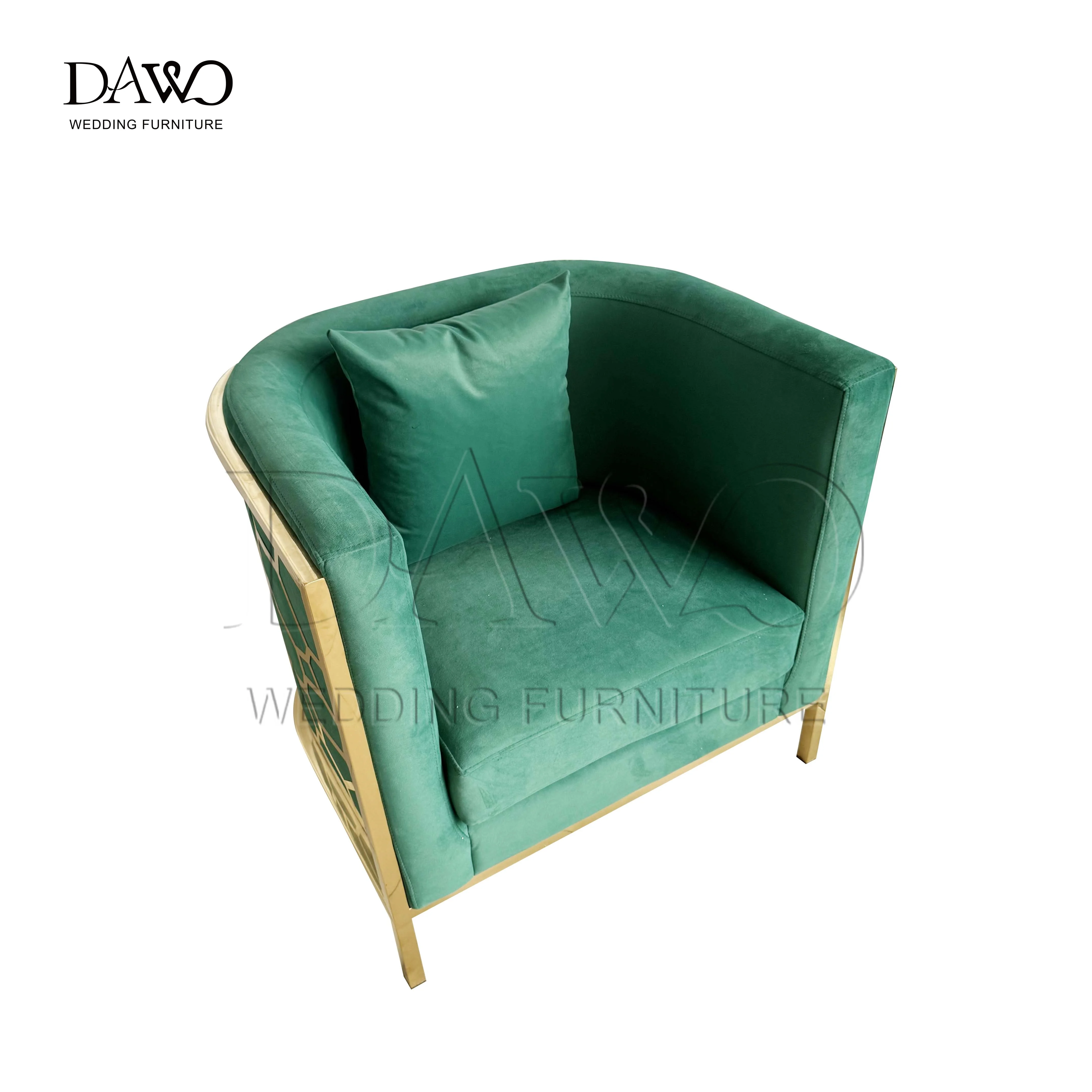 Modern hotel furniture lobby sofa living room twin sofa for wedding stage