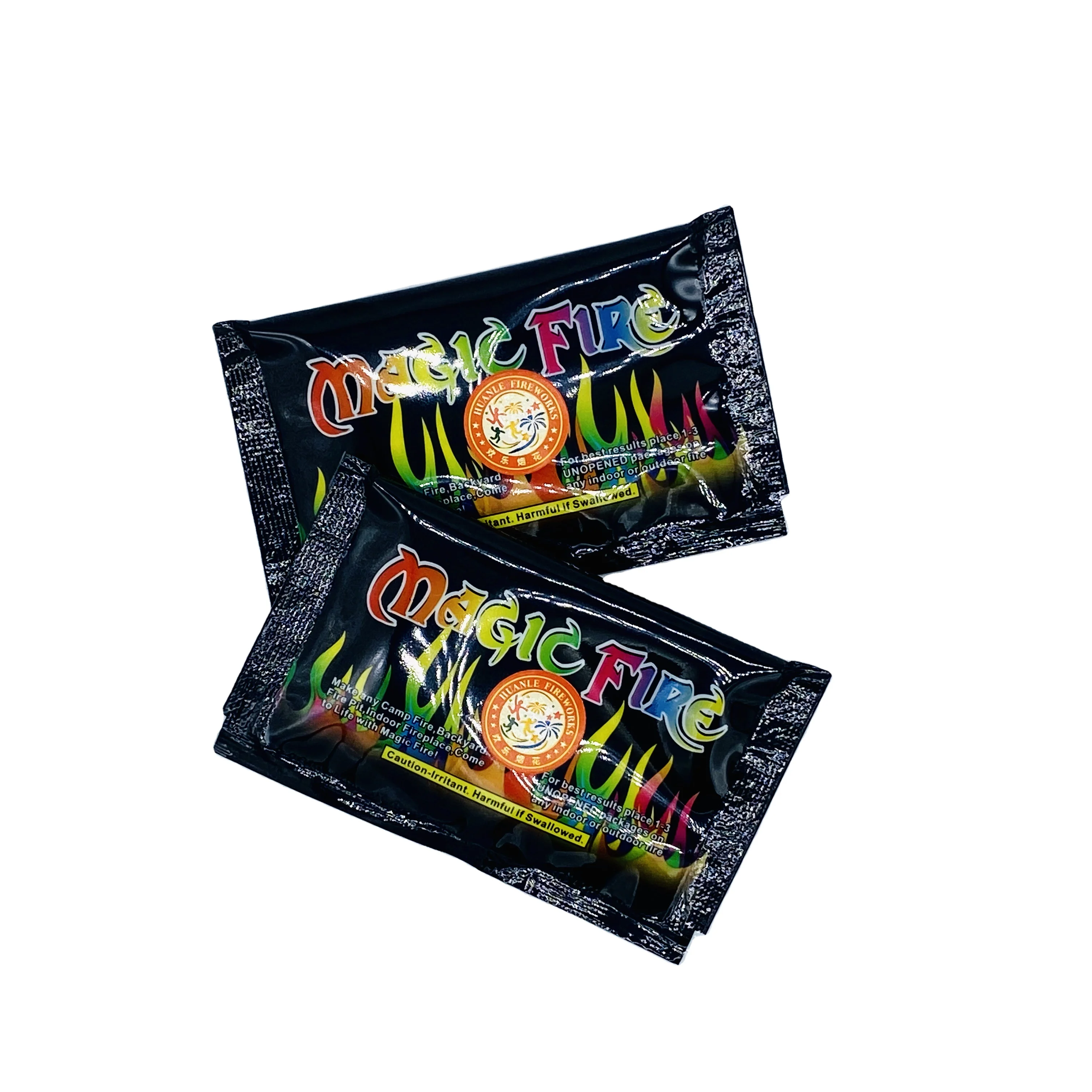 Factory  magical  campfire party artificial fire mystical fire powder packets color flame magic fire for beach party