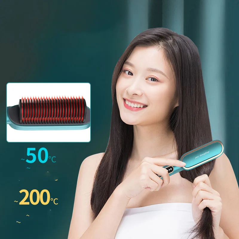 Professional Hair Straightener Hair Straightener And Curler 2 In 1 Hair Straightener Comb