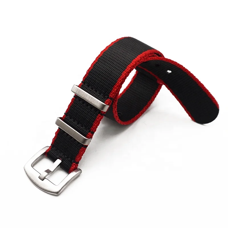 2019 Fashion Personality Seatbelt Nato Strap 20mm 22mm  Nylon Watch Strap