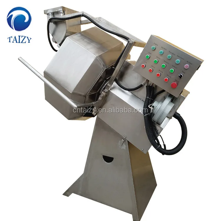 Fried Food beans peanuts Potato Chips Snacks sausage automatic mixing Seasoning flavoring Machine