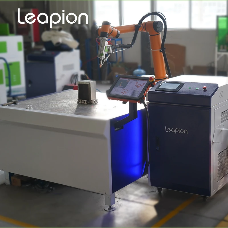 Laser Cleaning Welding Machine Robot On A Track Laser Iron Cutter And Welding Machine Tools