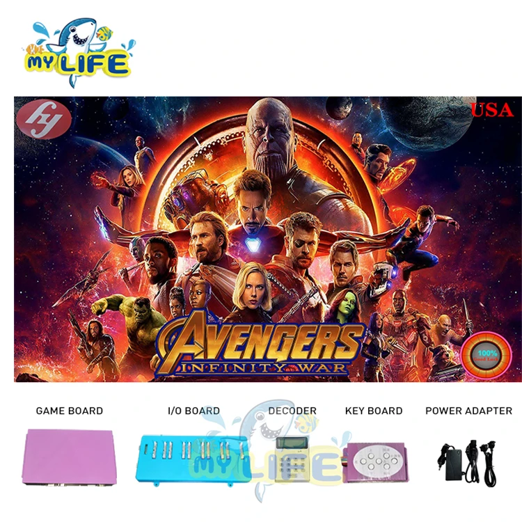 Универсальная монетная игровая машина Catch Dragon, 6 игроков, аркадная рыба