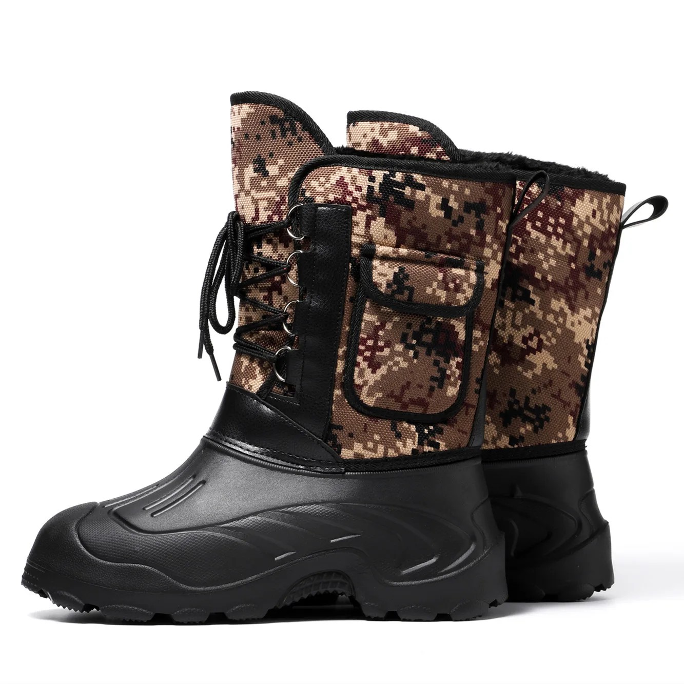 Top-of-the-line Russian Winter Valenki Snow Boots Waterproof Hunting Boots for Male