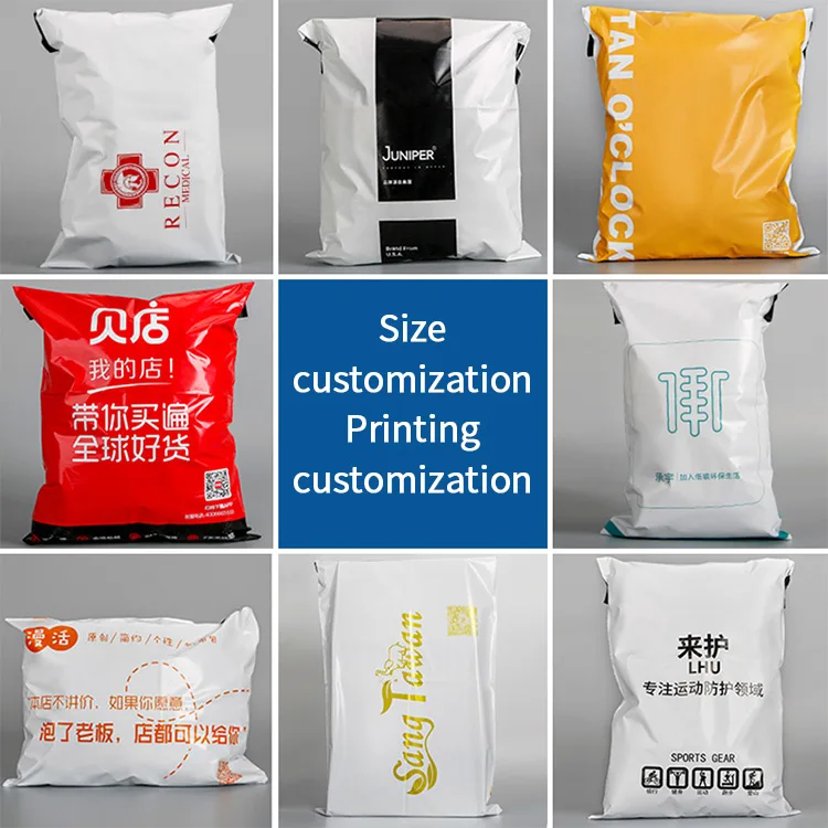 Customizable Biodegradable Poly Mailer Shipping Mailing Bag Envelopes Wholesale Cheap Plastic Courier Bag with Custom Logo