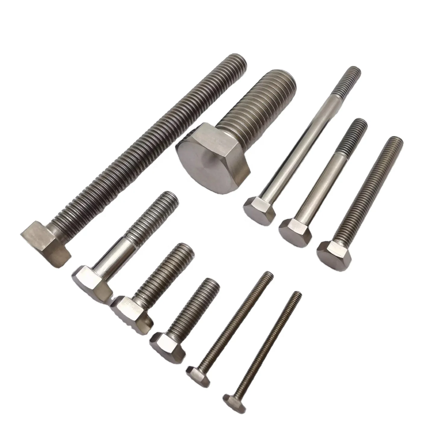 DIN 558 wrought iron 8.8 black hex head bolt