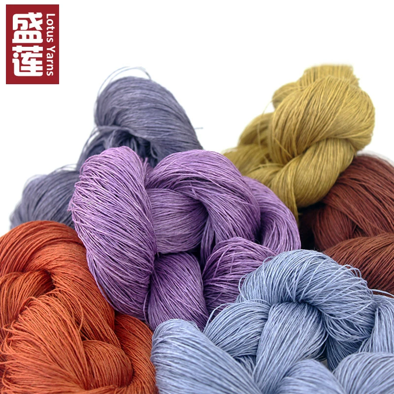 Lotus Yarns 100% Linen Knitting Yarn For Handknitting Crochet Summer Smooth Cool