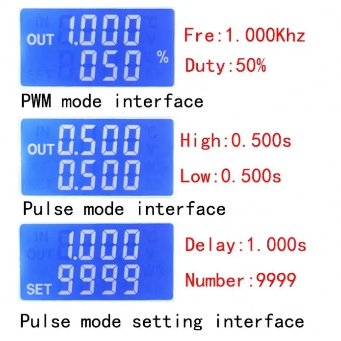 ZK-PP1K двойной режим LCD PWM генератор сигналов 1-канальный 1Hz-150KHz шим частота импульсов рабочий цикл регулируемый квадратный волновой генератор