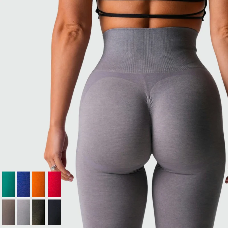 wholesale women bum scrunch leggings logo tad customize sports leggings push up gym polyamide elastane leggings