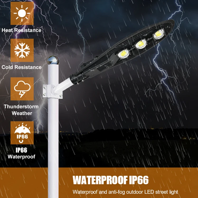 Zhaoyi Selling Black Outdoor Streetlight Road Light Waterproof 50W 100W 150W 200W 6500k Cobra Led Street Light