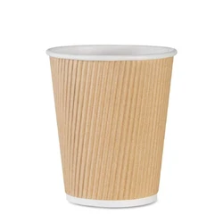 Disposable Paper Cup Hot Pla Coffee 4oz 5oz 6 oz 7oz 8oz Paper Cups With Logo Paper Coffee Cup