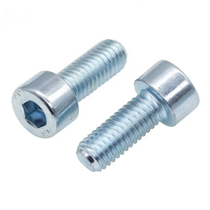 ANSI B18.3.1M M1.6 to M48 blue hot dipped galvanized hex socket head screws