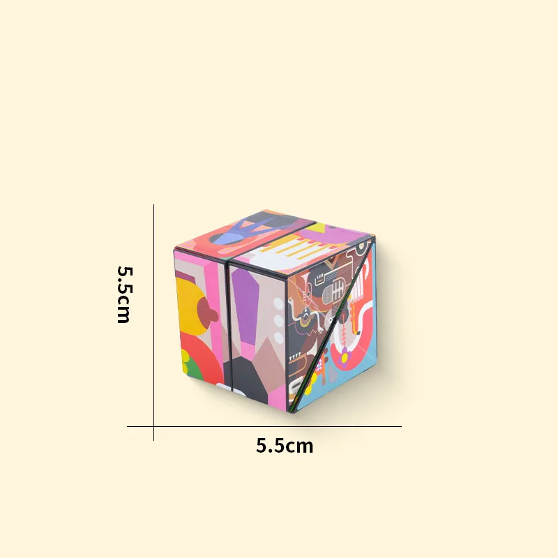 Three Dimensional Multifunctional Cube for Puzzle Toys
