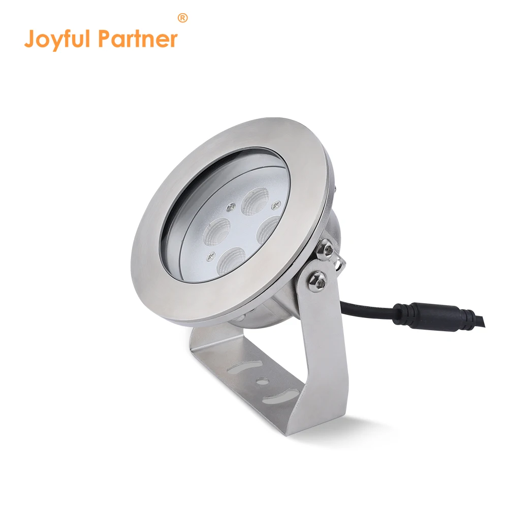 New High Brightness Single Color RGB Underwater Spot Lamp IP68 LED Underwater Spot Fountain Light 24V 4W 8W 12W 16W