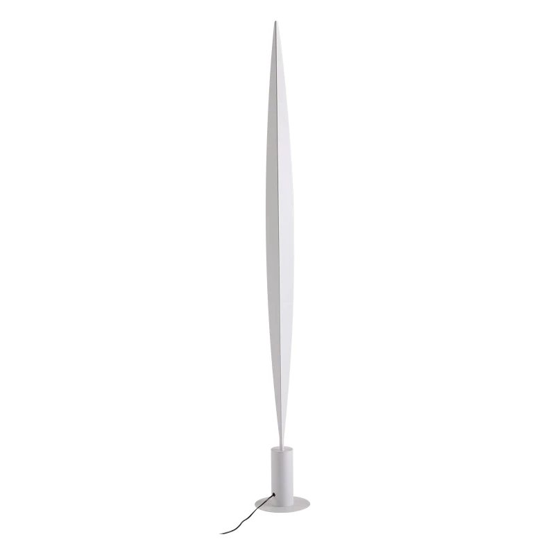 Minimalist long leaf shaped SMD 18w indoor decoration LED floor standing lamp