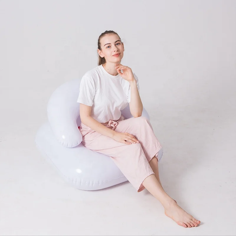 Inflatable spa cushion indoor bathtub backrest suction cup hip cushion chair head cushion water injection