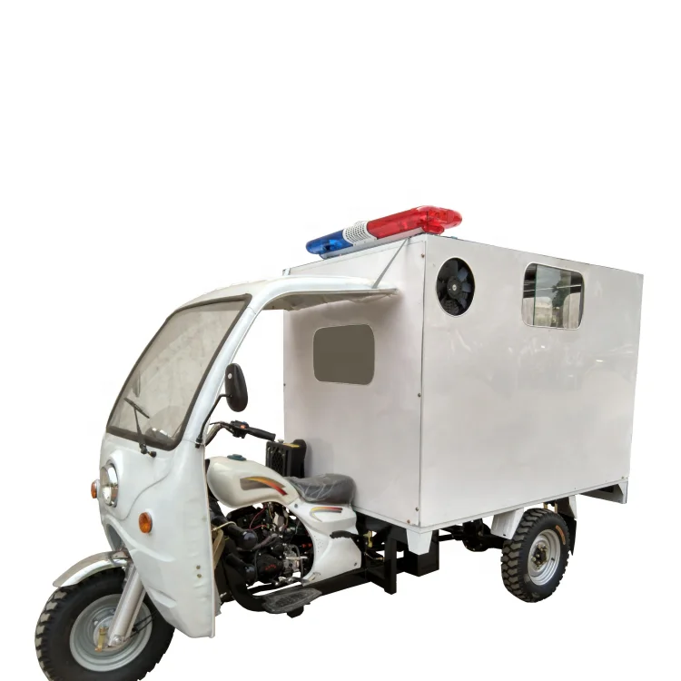 150cc Ambulance Vehicle Motorised Tricycle Of Ambulance Tricycle Van CargoTricycle Motorcycle For Sale