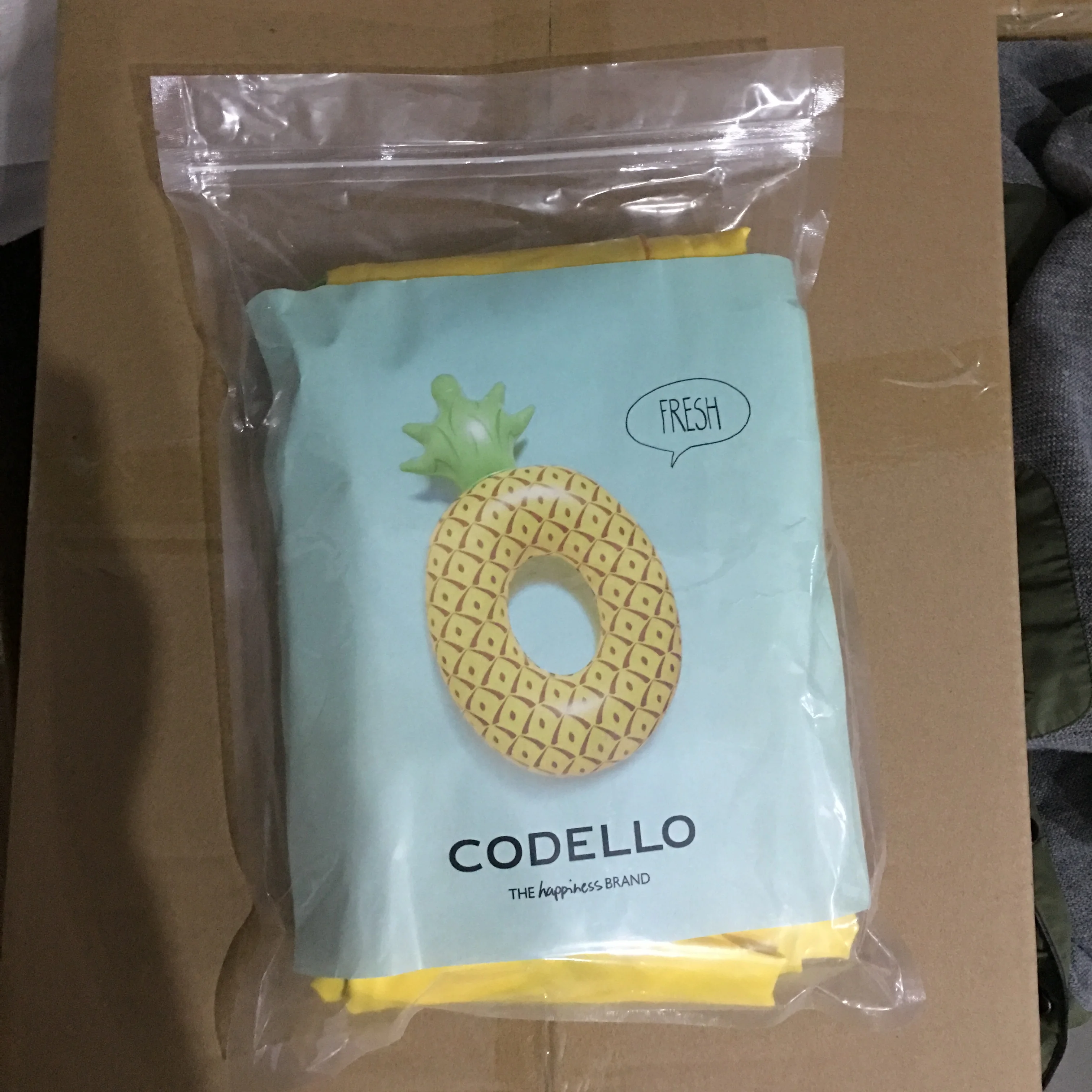 Customized Fruit Pool Floaty Summer Party Fruit Inflatable Swimming Rings Pool Float Tube Water Ring for Adult Popular