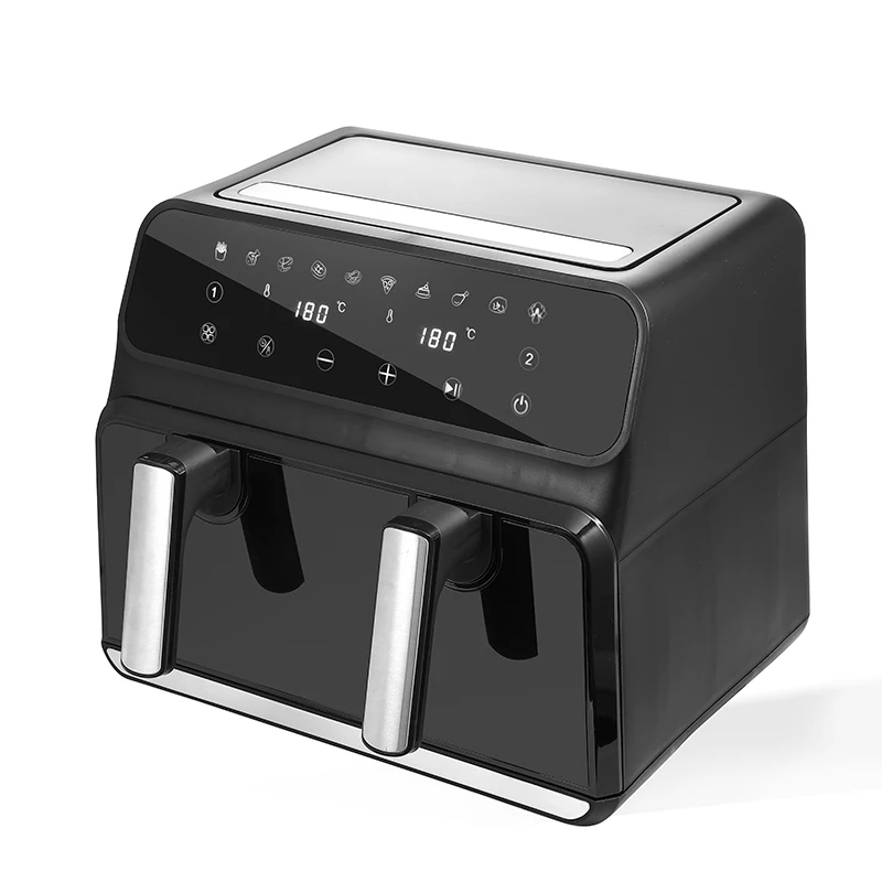 Hot Seller Air Fryer Bset Machine 8L 2 Independent Frying Baskets One-Touch Digital 1700W Dual Pot Air Fryer Oven