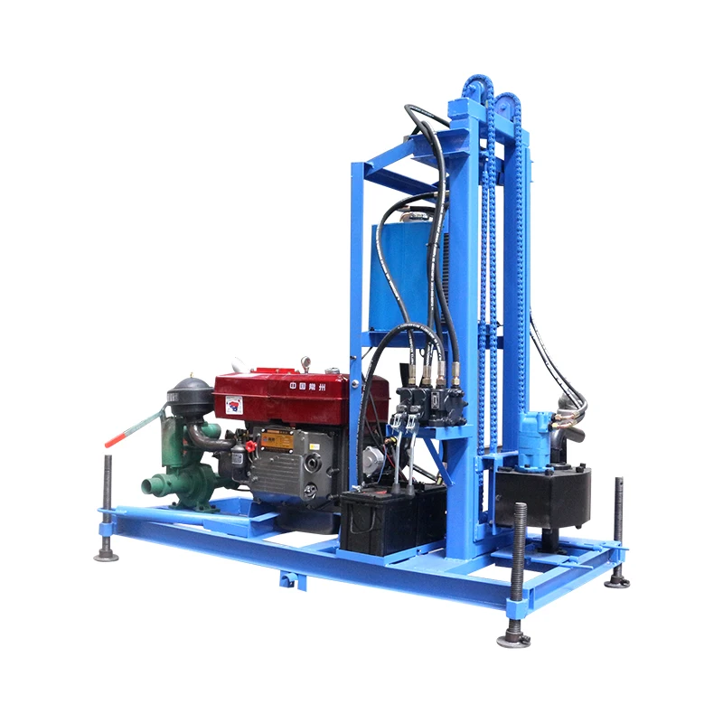 hydraulic power unit diesel 130M depth core drilling rig water well drilling rigs