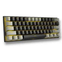 E-YOOSO 60% Mechanical Keyboard Custom Spanish English Teclado Gamer Ergonomic PC Computer Laptop RGB Backlit Gaming Keyboards