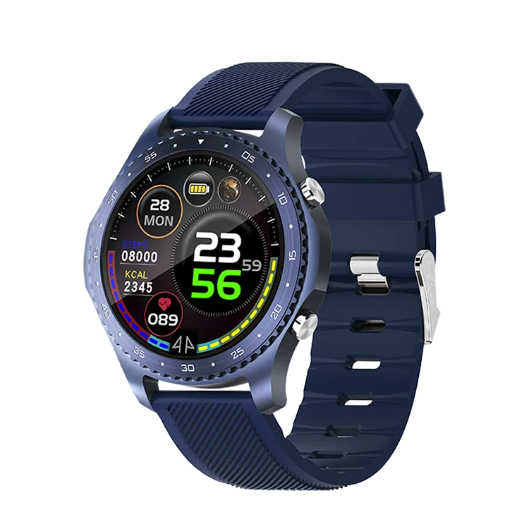 Fashion Design Sport Ultra Thin Case Loyal Blue Color Digital Smart Watch For Hot Selling