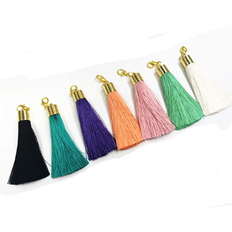 Pink tassel keychain for key& Pink tassel keychain for handbag High quality keychains