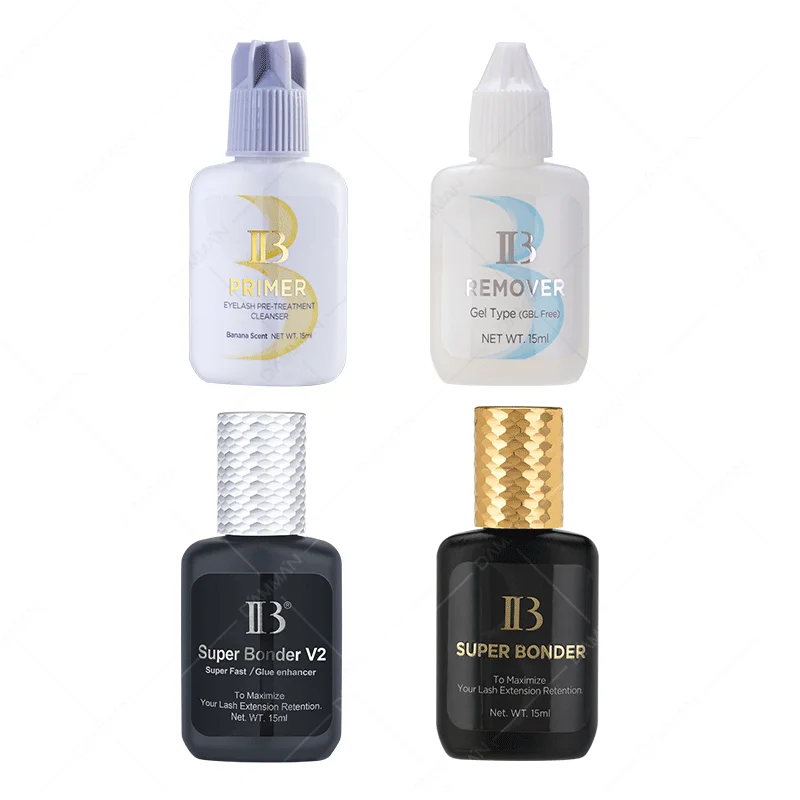 I-Beauty Ultra Super Glue 5ml Customize Individual Fast Drying Llash Extensions Green Lip IB Eyelash Glue Private Label OEM ODM